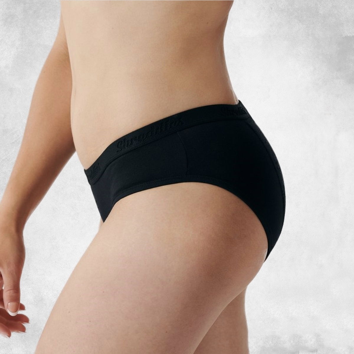 Diskretni vetry Dámské kalhotky s nízkým pasem filtrující pachy side